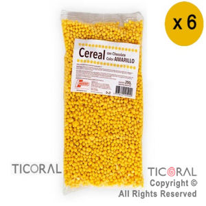 CEREAL CHOCOLATE COLOR AMARILLO X 5 paquetes X200GR ARGENFRUT